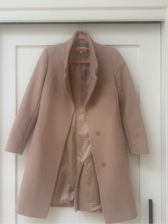 Reiss Jackets & Blazers - Reiss Blush Wool-Blend Trench Coat